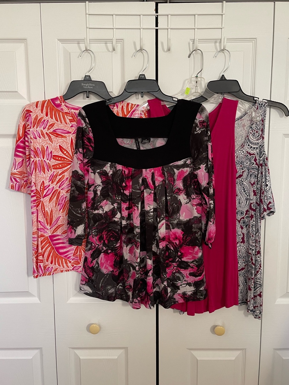 4 Vibrant Women's Tops – Size Medium